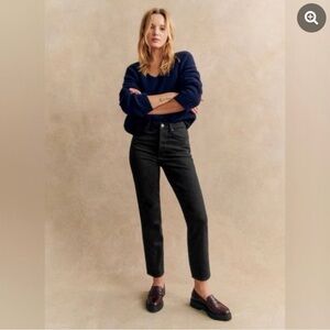 Sezane Black Ankle Jeans